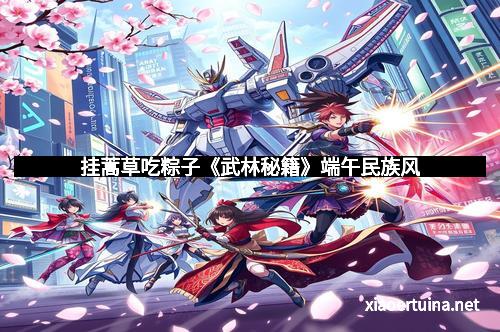 挂蒿草吃粽子《武林秘籍》端午民族风